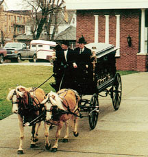 Funeral Hearse Carriage of C.W New 8x10 Photo 1899 Franklin of Chattanooga 